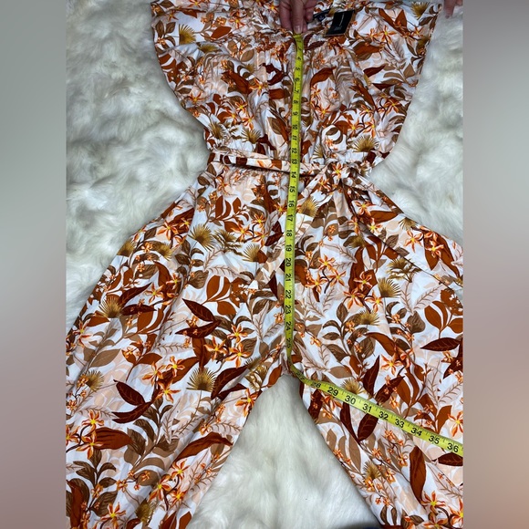 INC International Concepts Cotton Floral-Print Jumpsuit - Picture 3 of 7